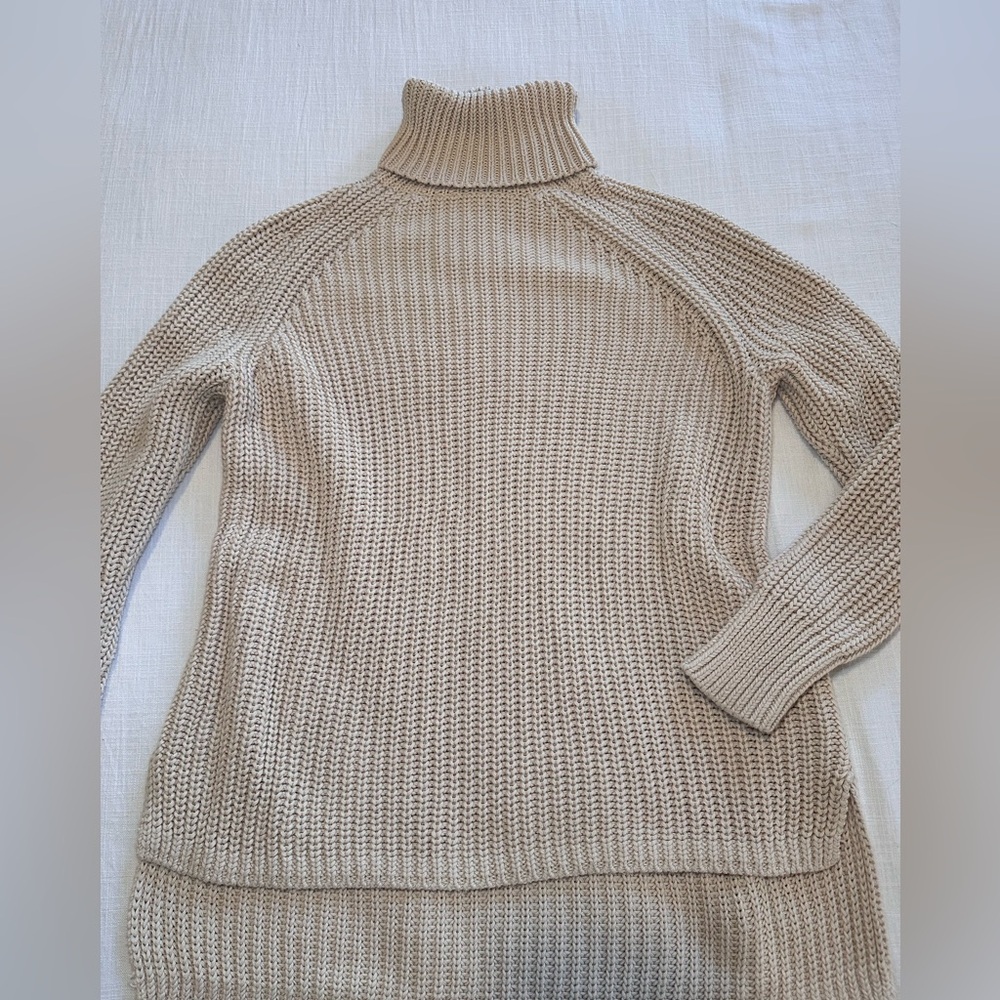 525 America Stella Shaker Stitch Turtleneck Sweater - Picture 7 of 9